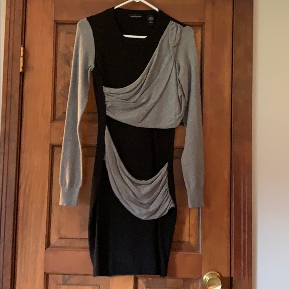 Black sweater dress